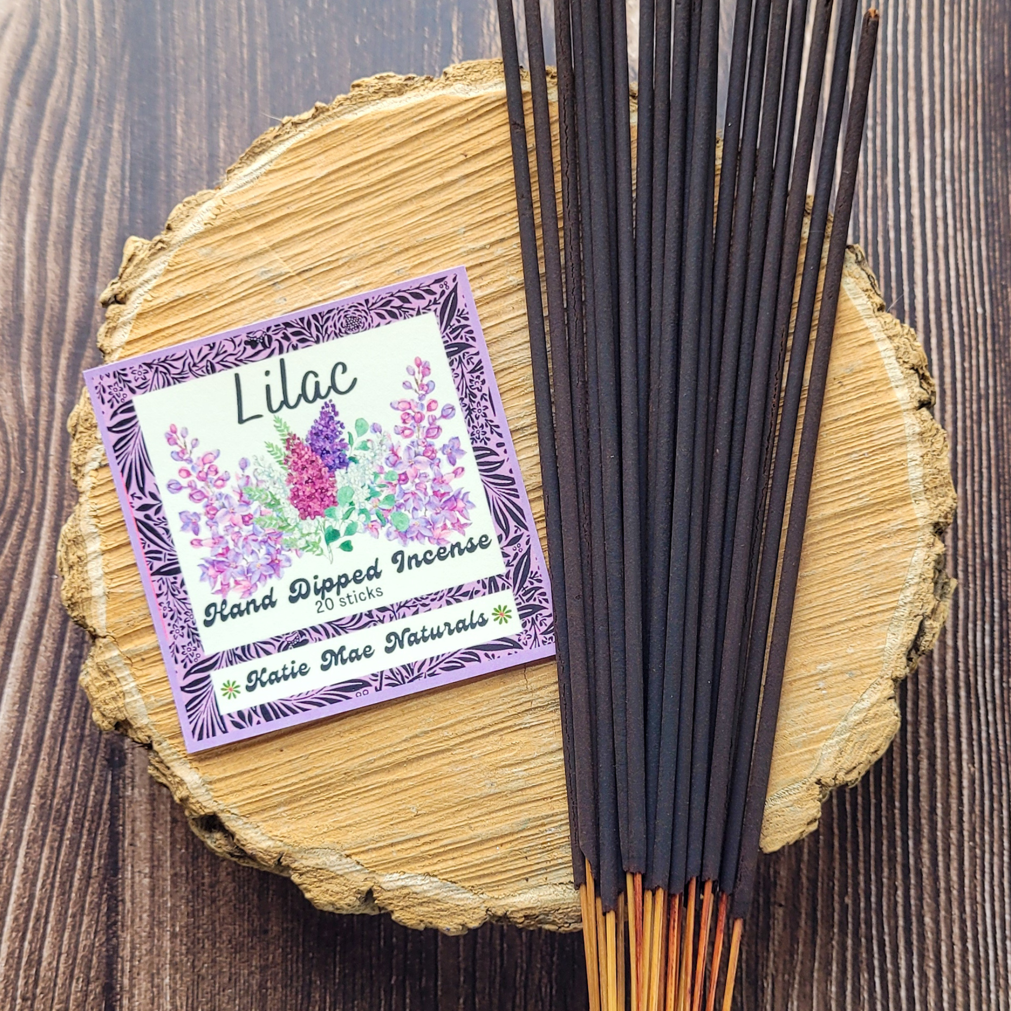 Lilac Incense Sticks – Hand Dipped Soft Floral Incense