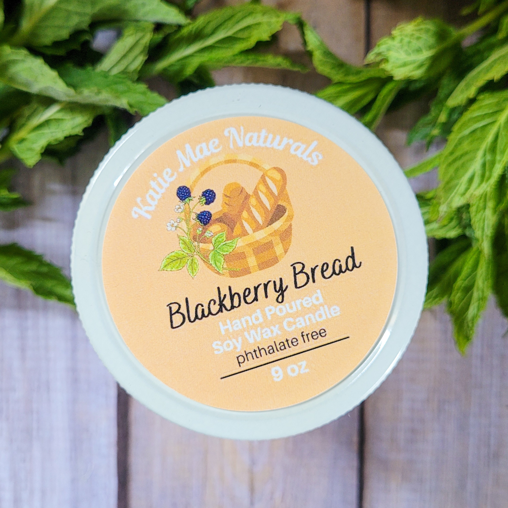 Lughnasadh Candle (Blackberry Bread) - 9 oz