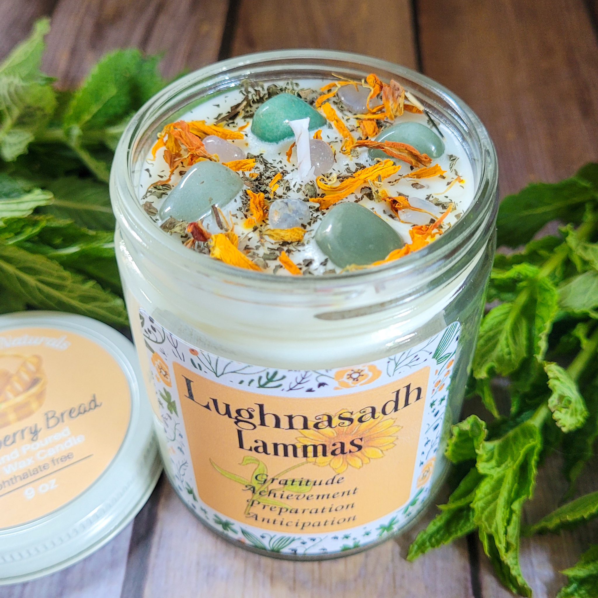 Lughnasadh Candle (Blackberry Bread) - 9 oz