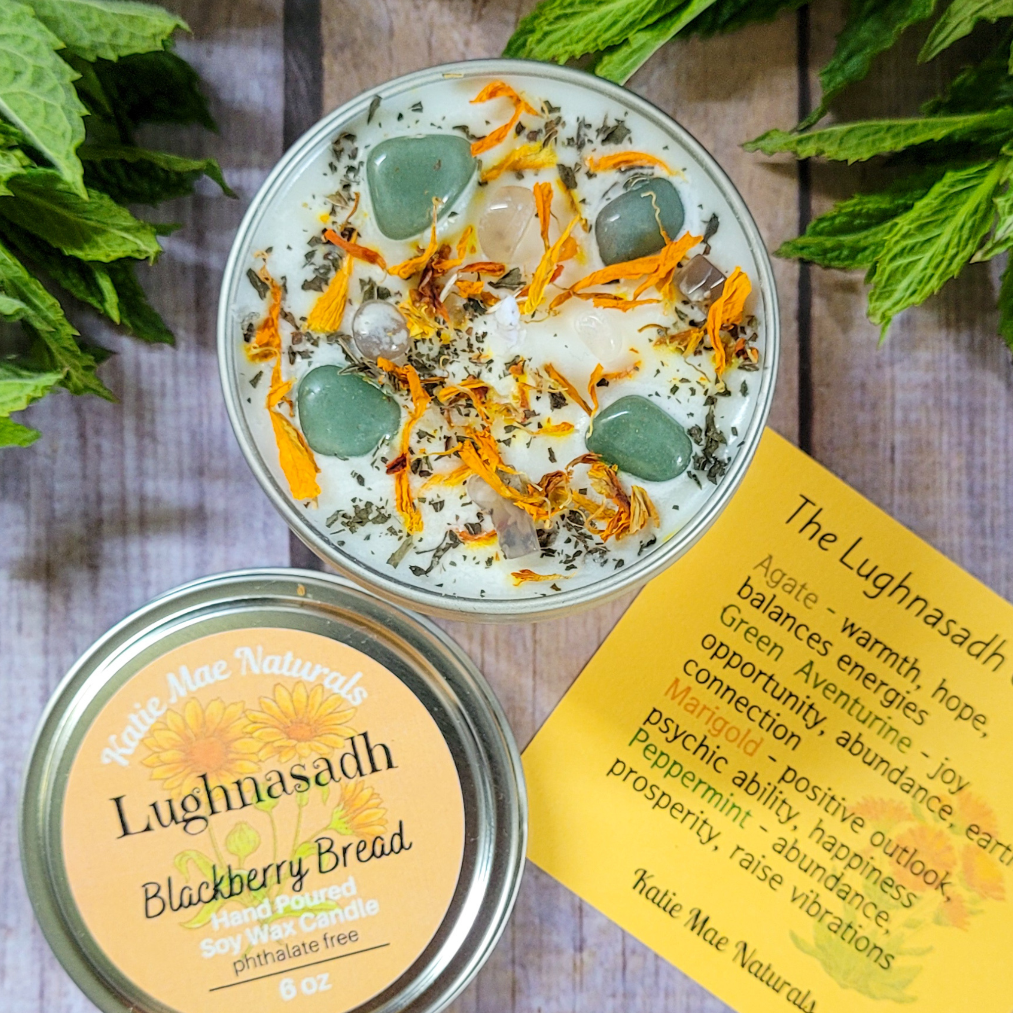 Lughnasadh Candle (Blackberry Bread) - 6 oz