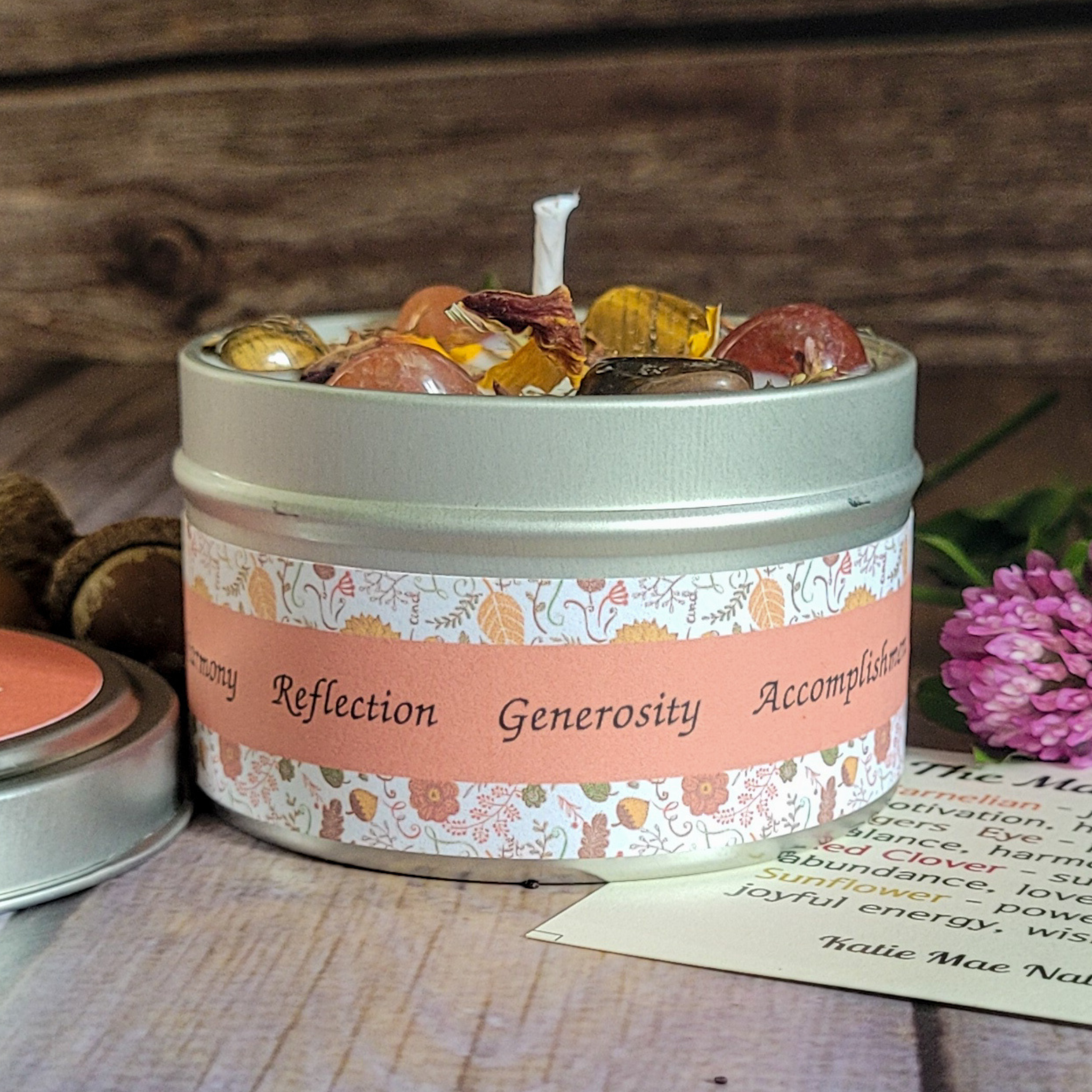 Mabon Autumn Equinox Candle (Apples and Oak) - 6 oz