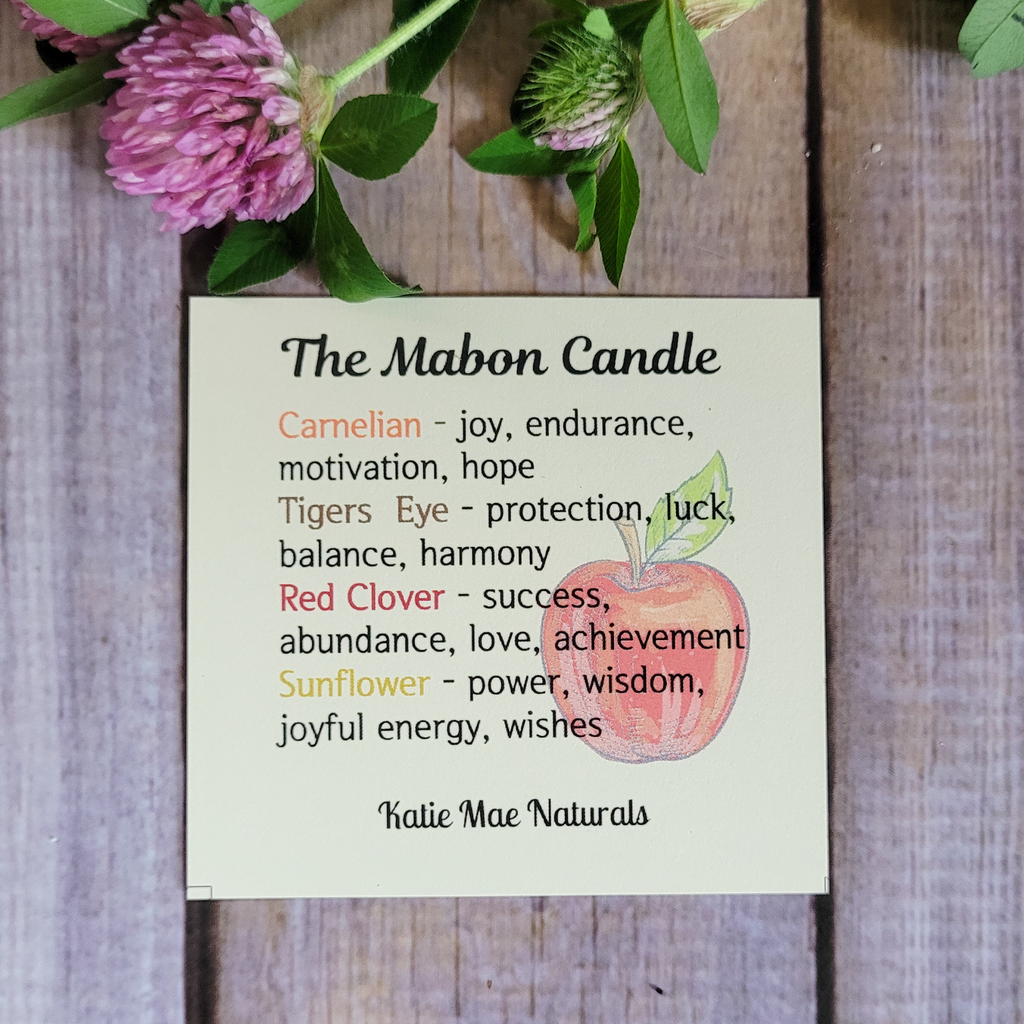 Mabon Autumn Equinox Candle (Apples and Oak) - 6 oz
