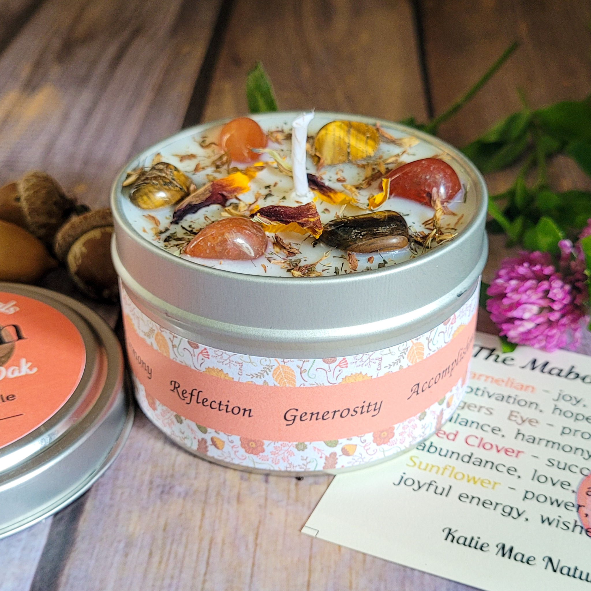 Mabon Autumn Equinox Candle (Apples and Oak) - 6 oz