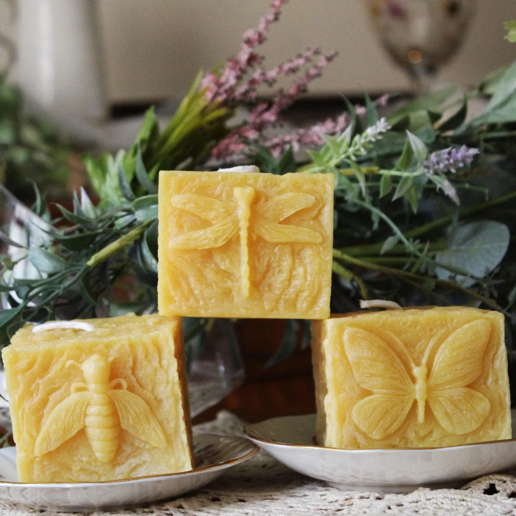 Pollinator Pillar Beeswax Candle Collection | Pillar Candles | Wiccan Center