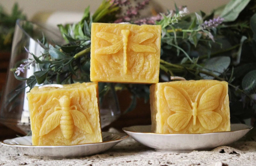 Pollinator Pillar Beeswax Candle Collection | Pillar Candles | Wiccan Center