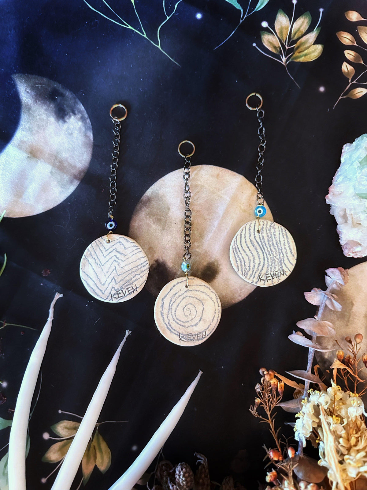 Porcelain Amulet - Porcelain Wall Ornament | Home and Hearth | Wiccan Center
