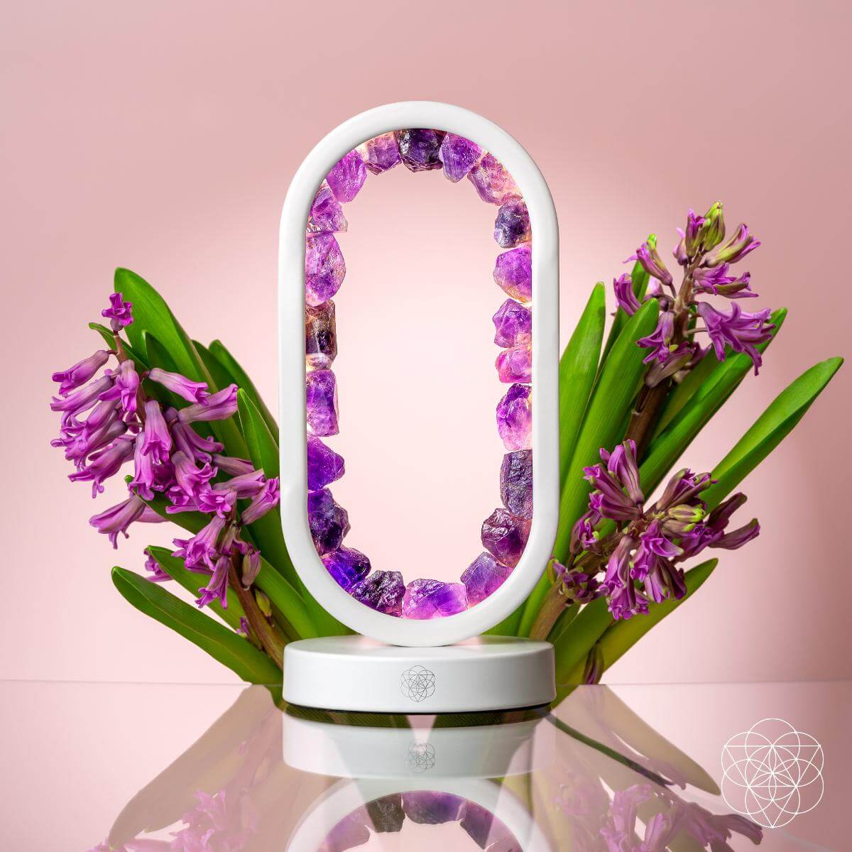 Portal to Peace - Amethyst Lamp of Stress Relief | Night Light | Wiccan Center