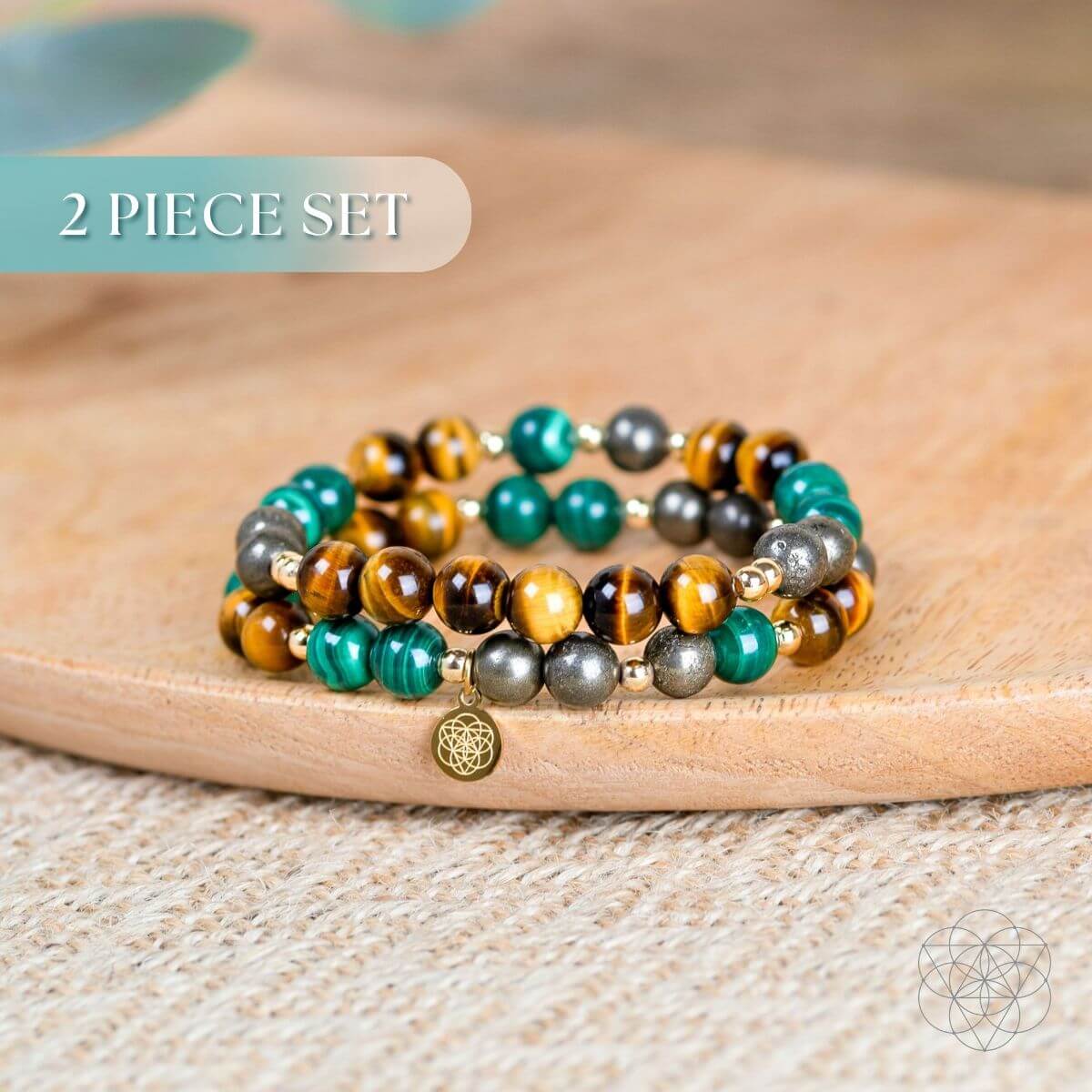 Powerhouse of Success - Trio of Stones Bracelet Bundle | Jewelry Set | Wiccan Center