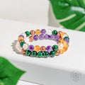 Powerhouse of Wealth Manifestation - Crystal Quartet Bracelet Set | Jewelry Set | Wiccan Center