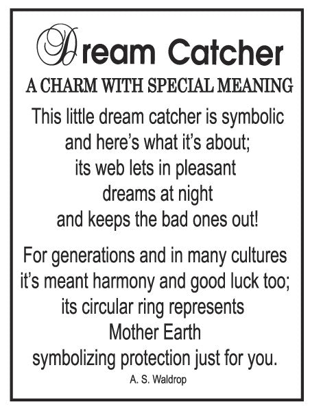 Dream Catcher Charm | Gift Shoppe >> Jewelry >> Charms and Worry Stones | Wiccan Center