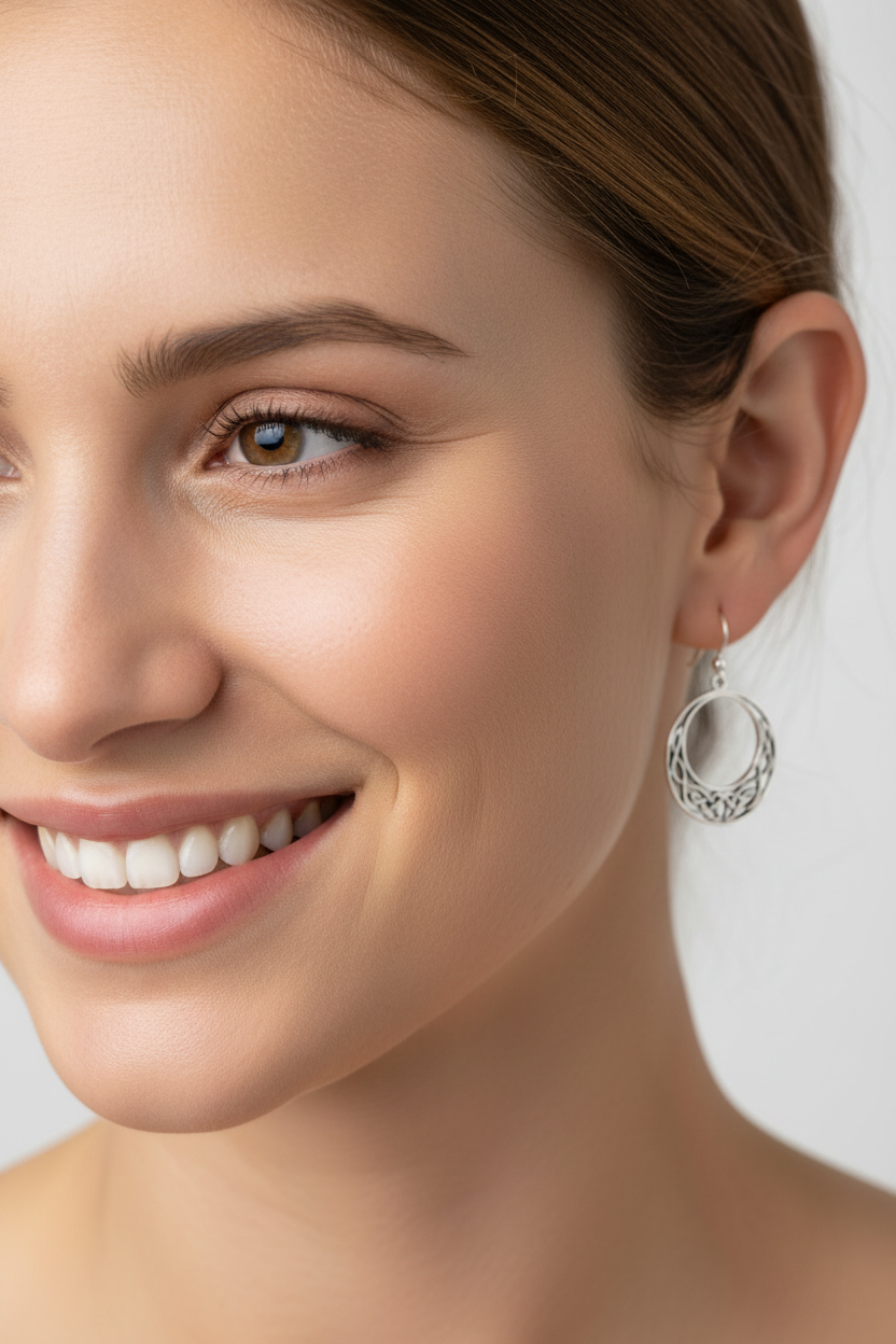 Celtic Knot Hoop Earrings | Dangle Earrings | Wiccan Center