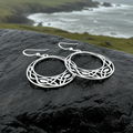 Celtic Knot Hoop Earrings | Dangle Earrings | Wiccan Center