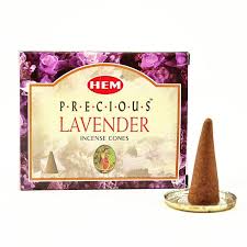 HEM Precious Lavender Incense Cones | Incense | Wiccan Center