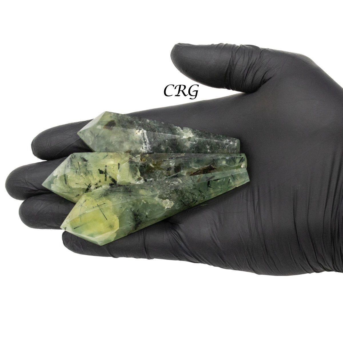 Prehnite Gemstone Wands (1 Pound) Size 4 Inches 6-Sided Single-Terminated Crystals | Prehnite | Wiccan Center