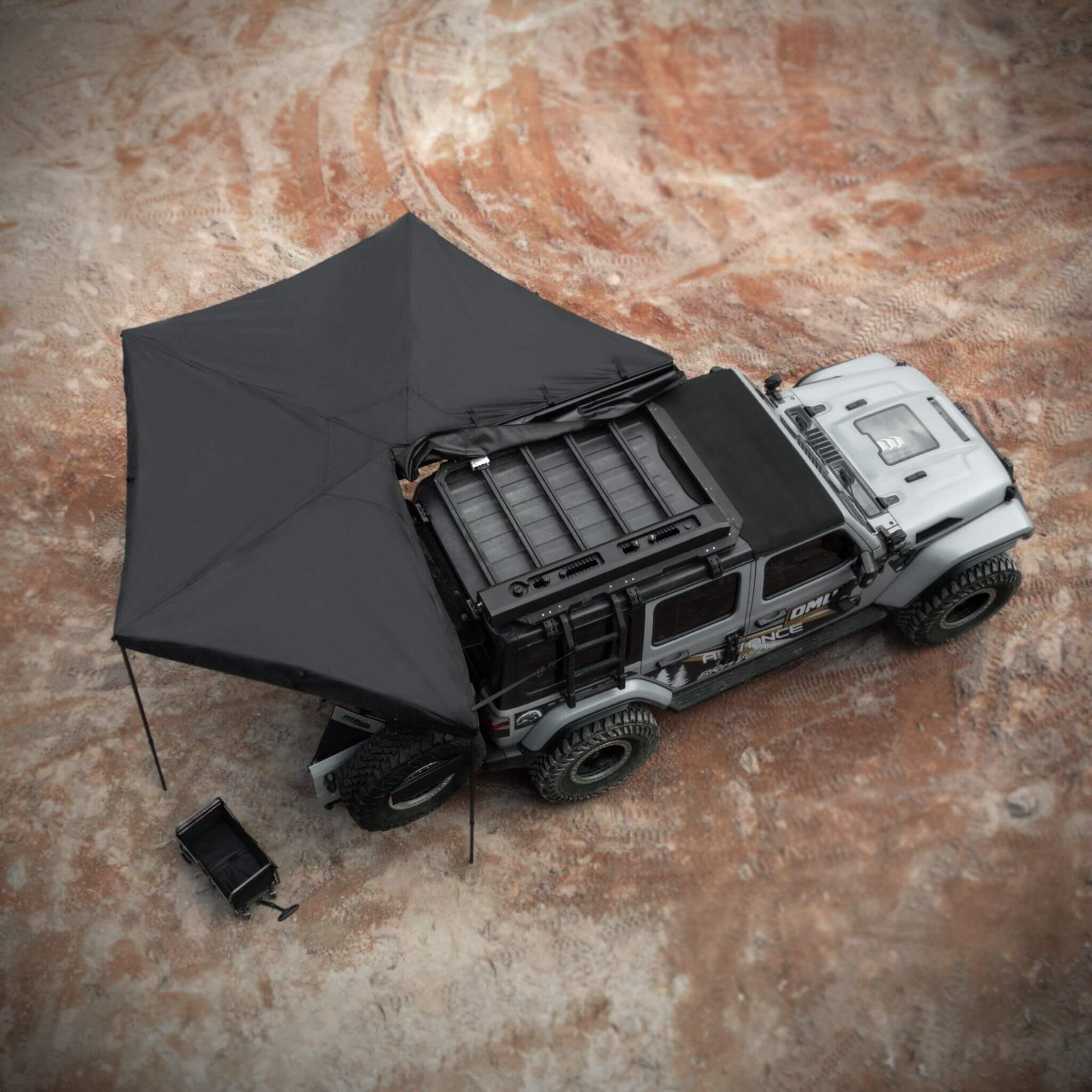 Trailora Horizon Premium All-Weather Top Only Multi-Functional 270 Degree Outdoor Awning House Tent (SAK24839) | Awnings | Wiccan Center