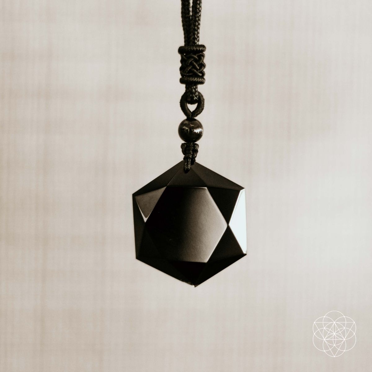 Premium Black Obsidian Talisman | Pendant Necklaces | Wiccan Center