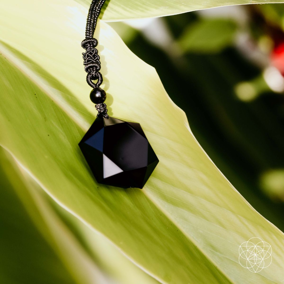 Premium Black Obsidian Talisman | Pendant Necklaces | Wiccan Center