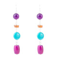 Prescott Blue Magnesite Sterling Silver Drop Earrings | Earrings | Wiccan Center