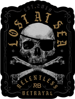 Lost At Sea Cross Bones Decal | | Wiccan Center