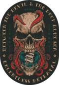 Between the Devil & The Deep Blue Sea Decal | | Wiccan Center