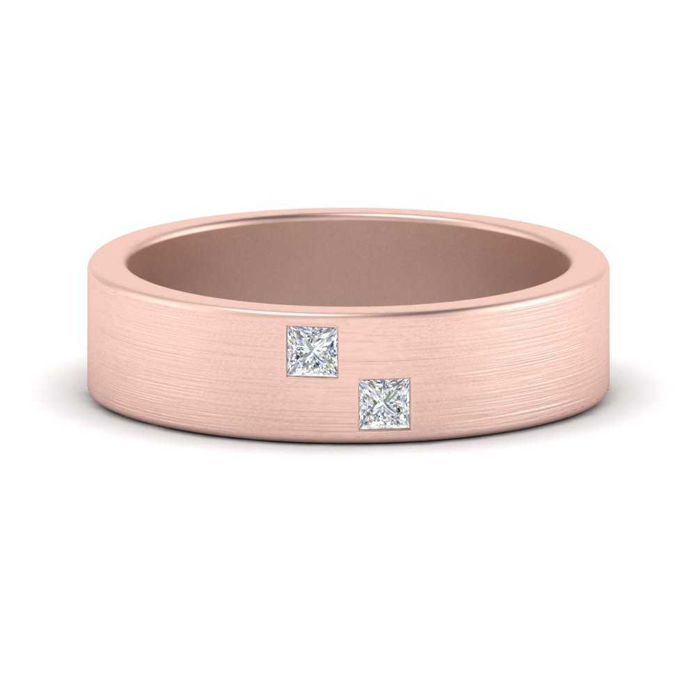 Princess Cut Brush Finish Band