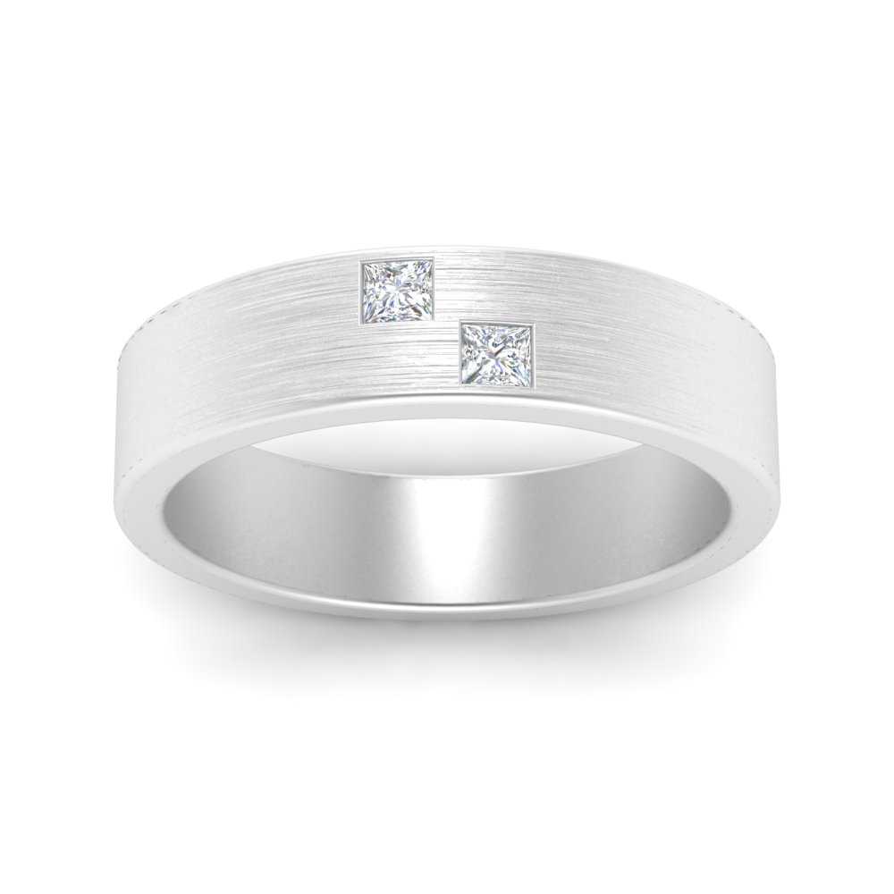 Princess Cut Brush Finish Band