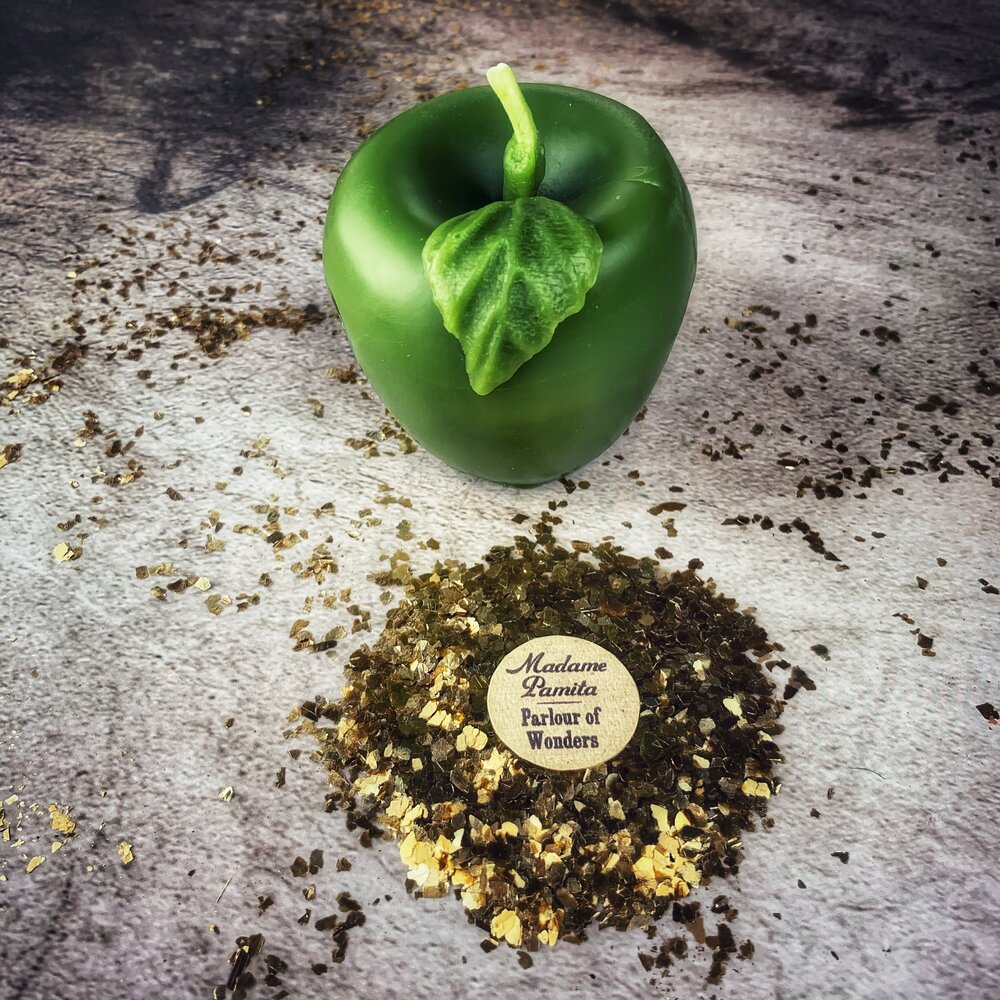 Beeswax Apple of Avalon Spell Candle - Love & Abundance Magic | Beeswax Candle | Wiccan Center
