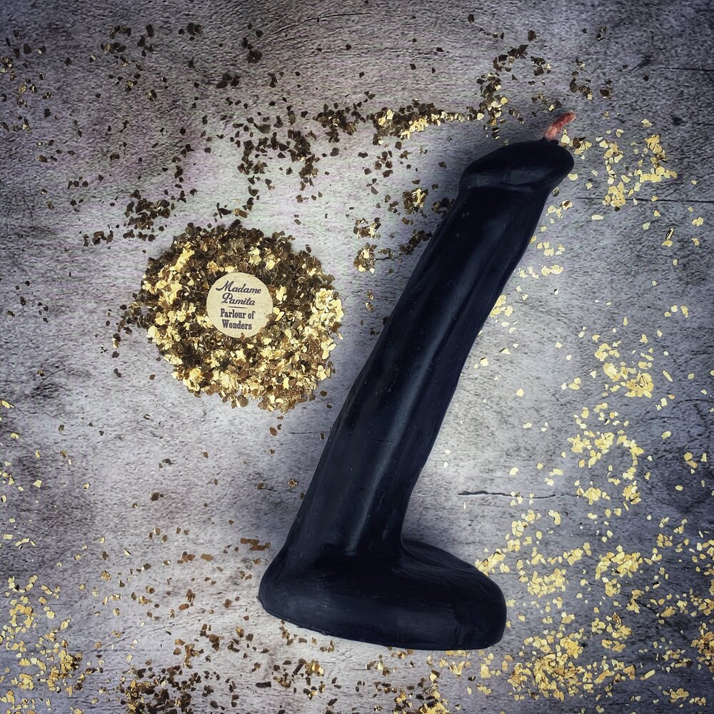 Beeswax Phallus Spell Candle - Passionate Love & Sex Magic | Beeswax Candle | Wiccan Center