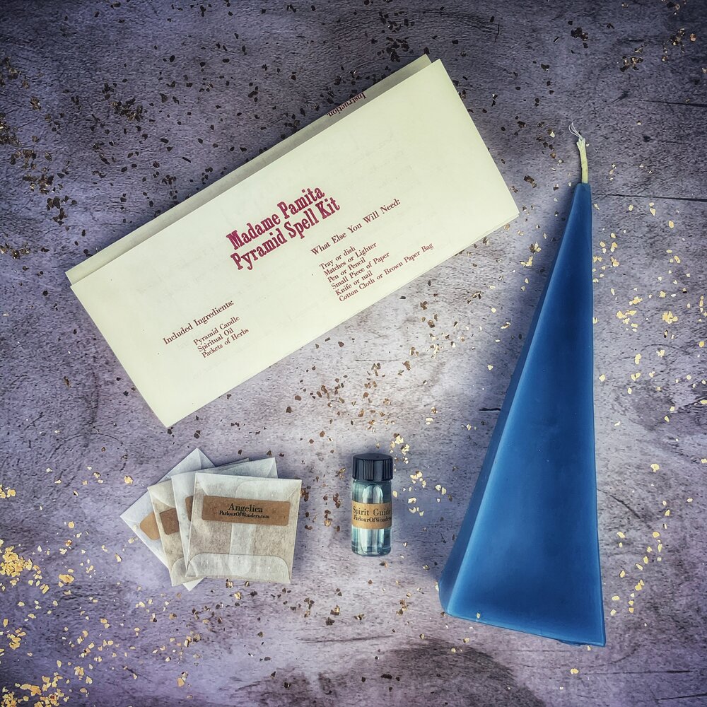 Pyramid of Power Candle Spell Kit - Long-Lasting Success & Stability | Candle Spell Kit | Wiccan Center