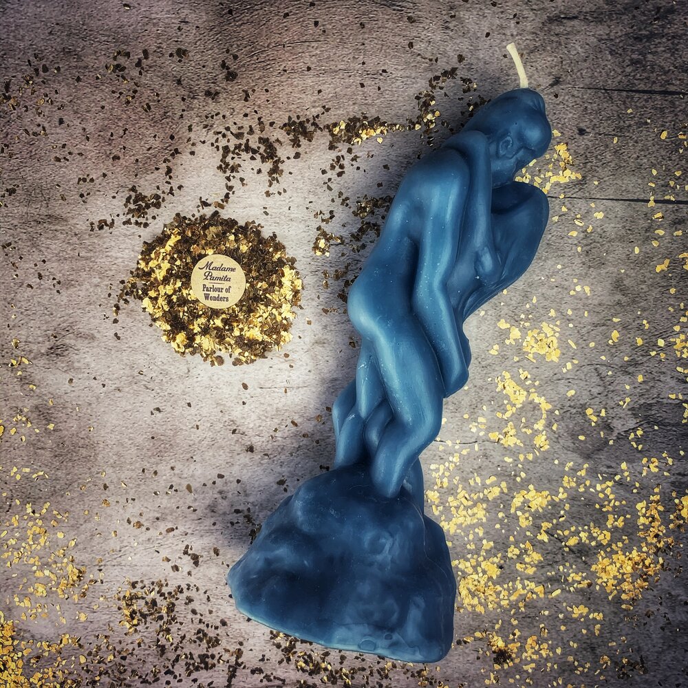 Beeswax Lovers' Passion Spell Candle - Ignite Romance & Desire Magic | Beeswax Candle | Wiccan Center