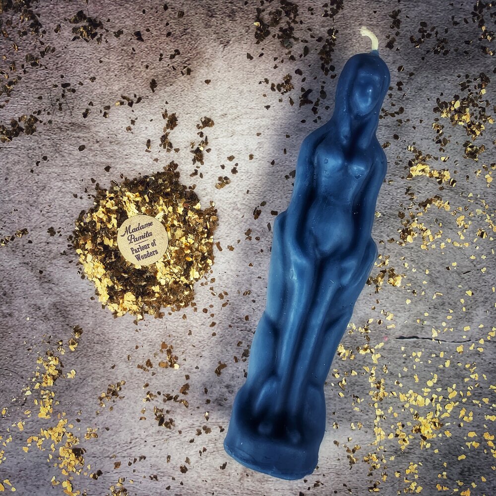 Female Figural Candle Spell Kit - Sympathetic Magic & Personal Power | Candle Spell Kit | Wiccan Center