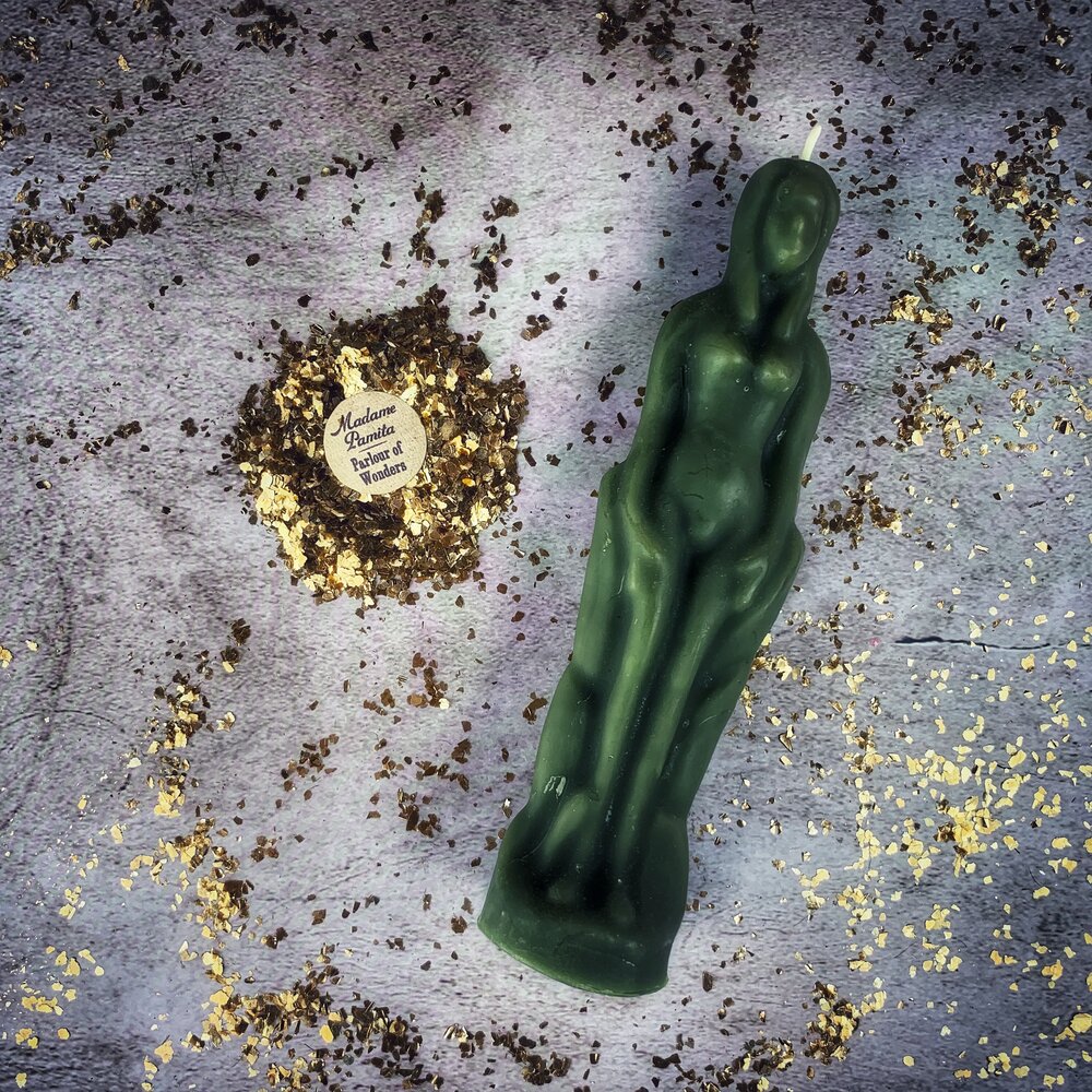 Female Figural Candle Spell Kit - Sympathetic Magic & Personal Power | Candle Spell Kit | Wiccan Center