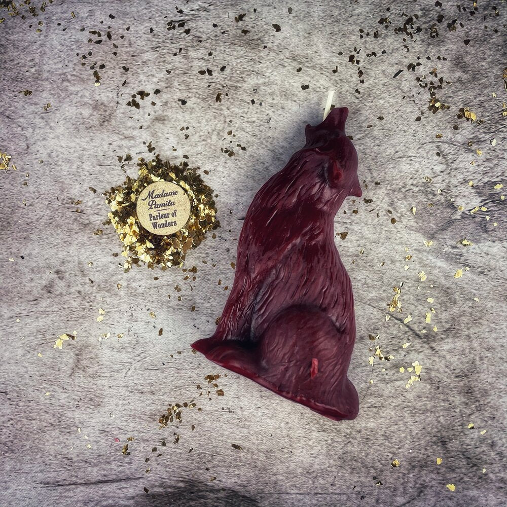 Howling Wolf Candle Spell Kit - Authentic Voice & Courage Magic | Candle Spell Kit | Wiccan Center