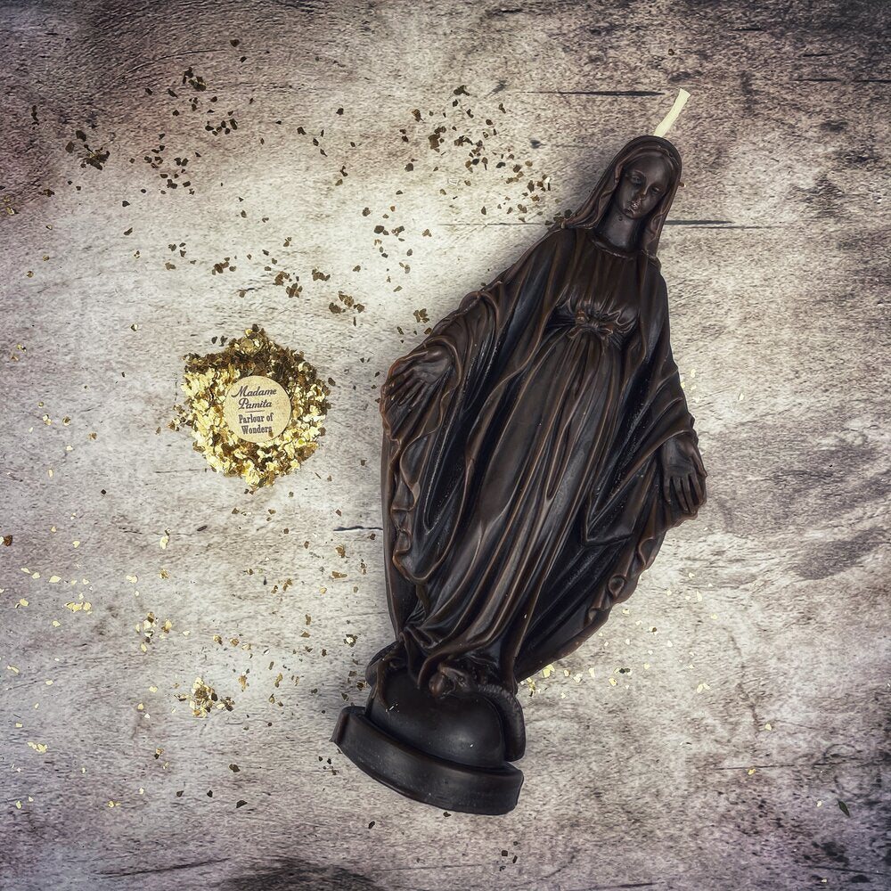 Beeswax Queen of Heaven Spell Candle - Divine Protection & Unconditional Love Magic | Beeswax Candle | Wiccan Center