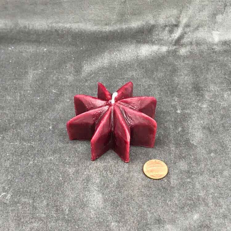 Beeswax Mystic Star Spell Candle - Manifestation & Spiritual Power Magic | Beeswax Candle | Wiccan Center