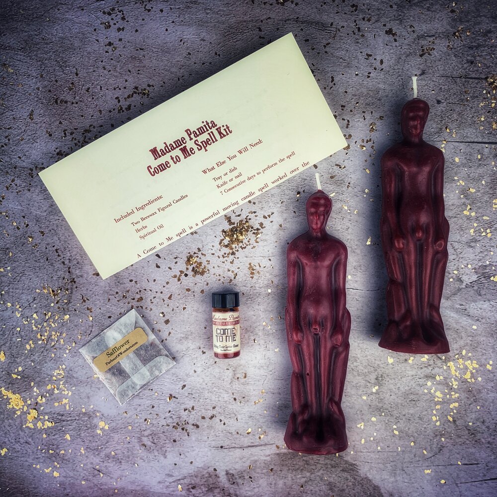 Come to Me Candle Spell Kit Male/Male - Attract Love & Passion | Candle Spell Kit | Wiccan Center