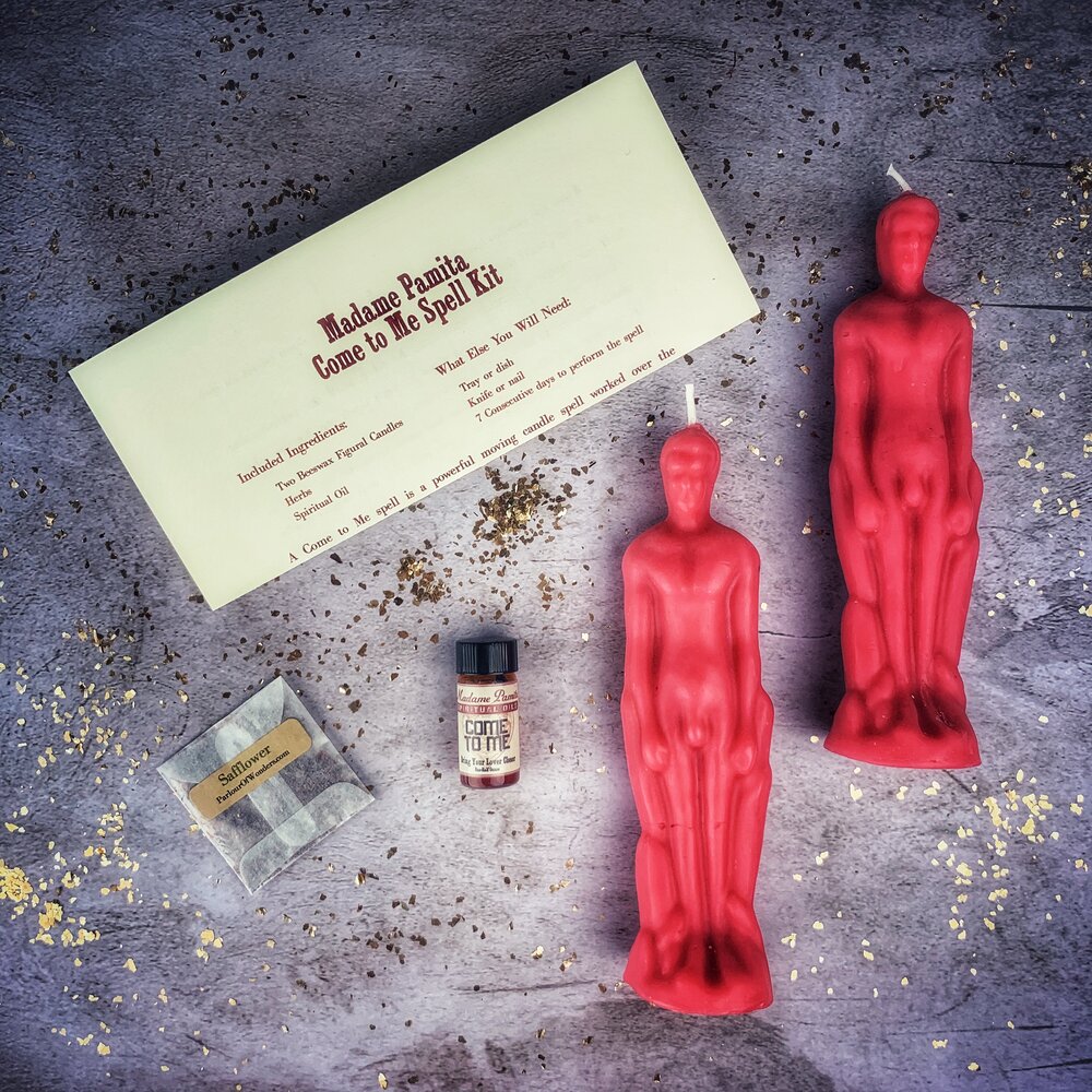Come to Me Candle Spell Kit Male/Male - Attract Love & Passion | Candle Spell Kit | Wiccan Center