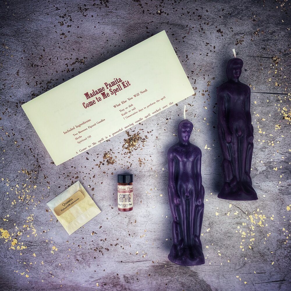 Come to Me Candle Spell Kit Male/Male - Attract Love & Passion | Candle Spell Kit | Wiccan Center