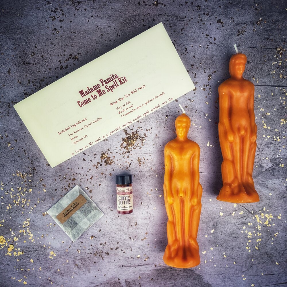 Come to Me Candle Spell Kit Male/Male - Attract Love & Passion | Candle Spell Kit | Wiccan Center
