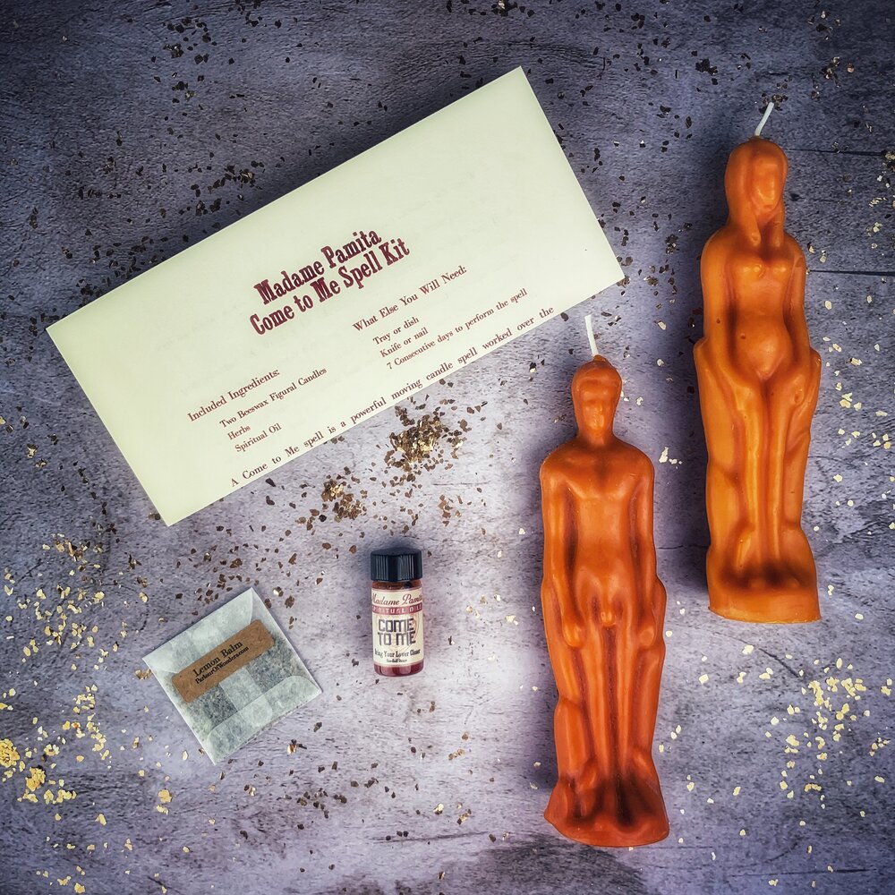 Come to Me Candle Spell Kit Male/Female - Attract Love & Passion | Candle Spell Kit | Wiccan Center