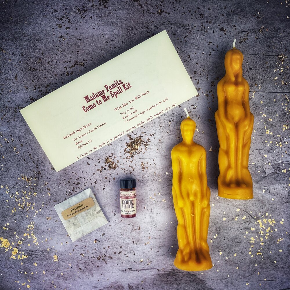Come to Me Candle Spell Kit Male/Female - Attract Love & Passion | Candle Spell Kit | Wiccan Center