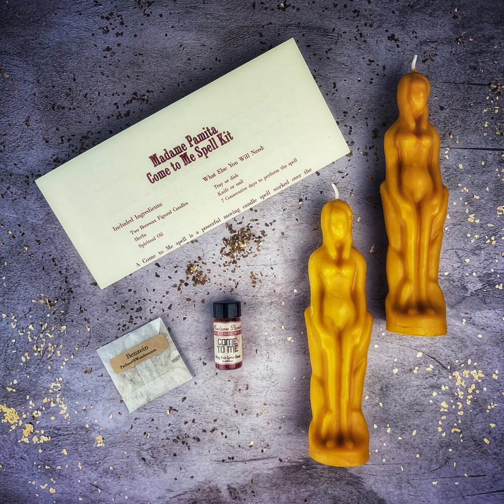 Come to Me Candle Spell Kit Female/Female - Attract Love & Passion | Candle Spell Kit | Wiccan Center