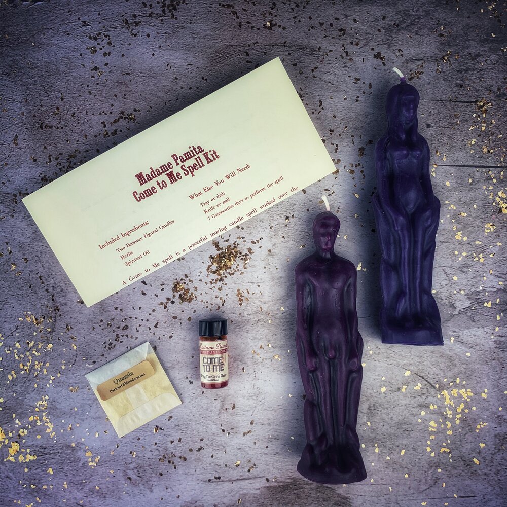 Come to Me Candle Spell Kit Male/Female - Attract Love & Passion | Candle Spell Kit | Wiccan Center