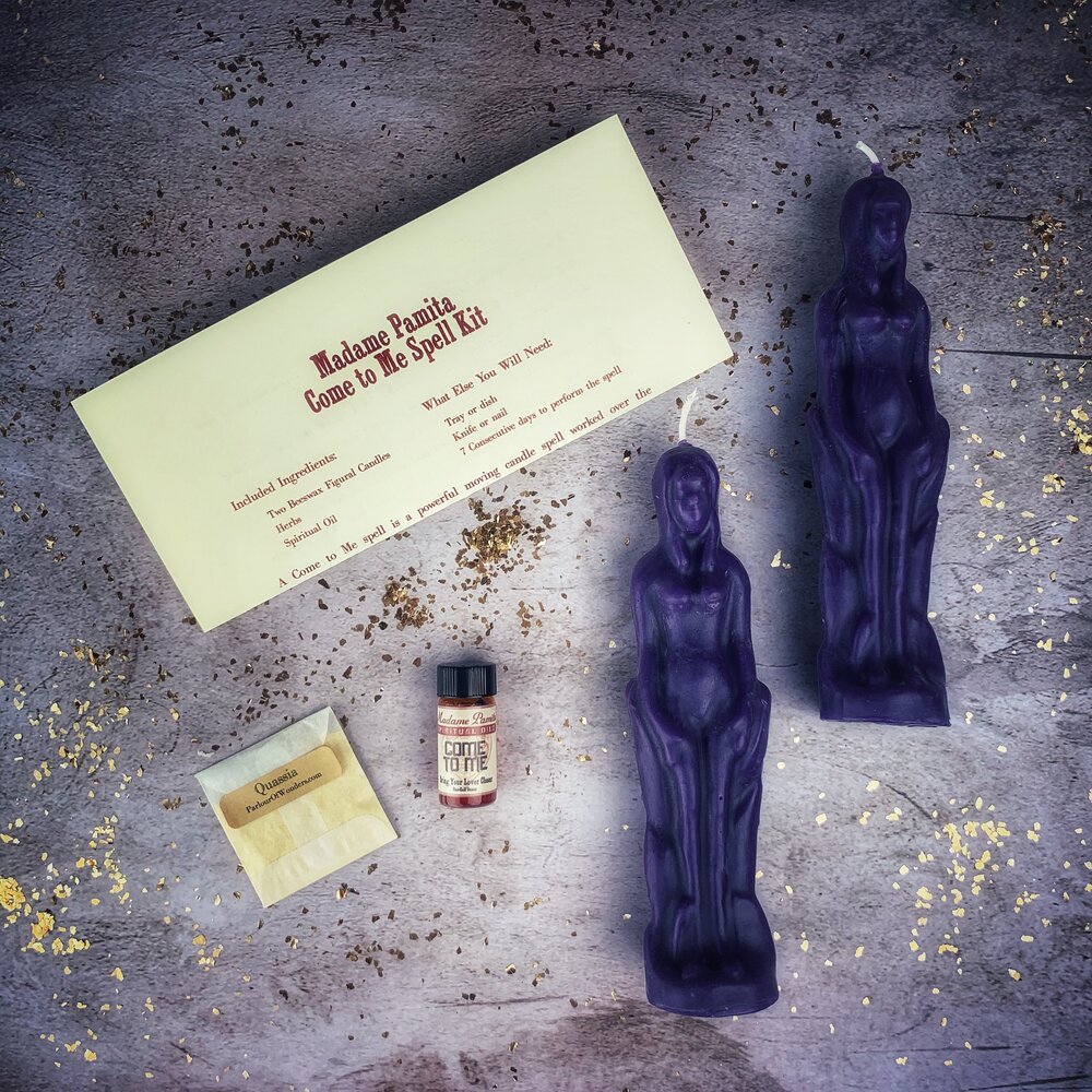 Come to Me Candle Spell Kit Female/Female - Attract Love & Passion | Candle Spell Kit | Wiccan Center