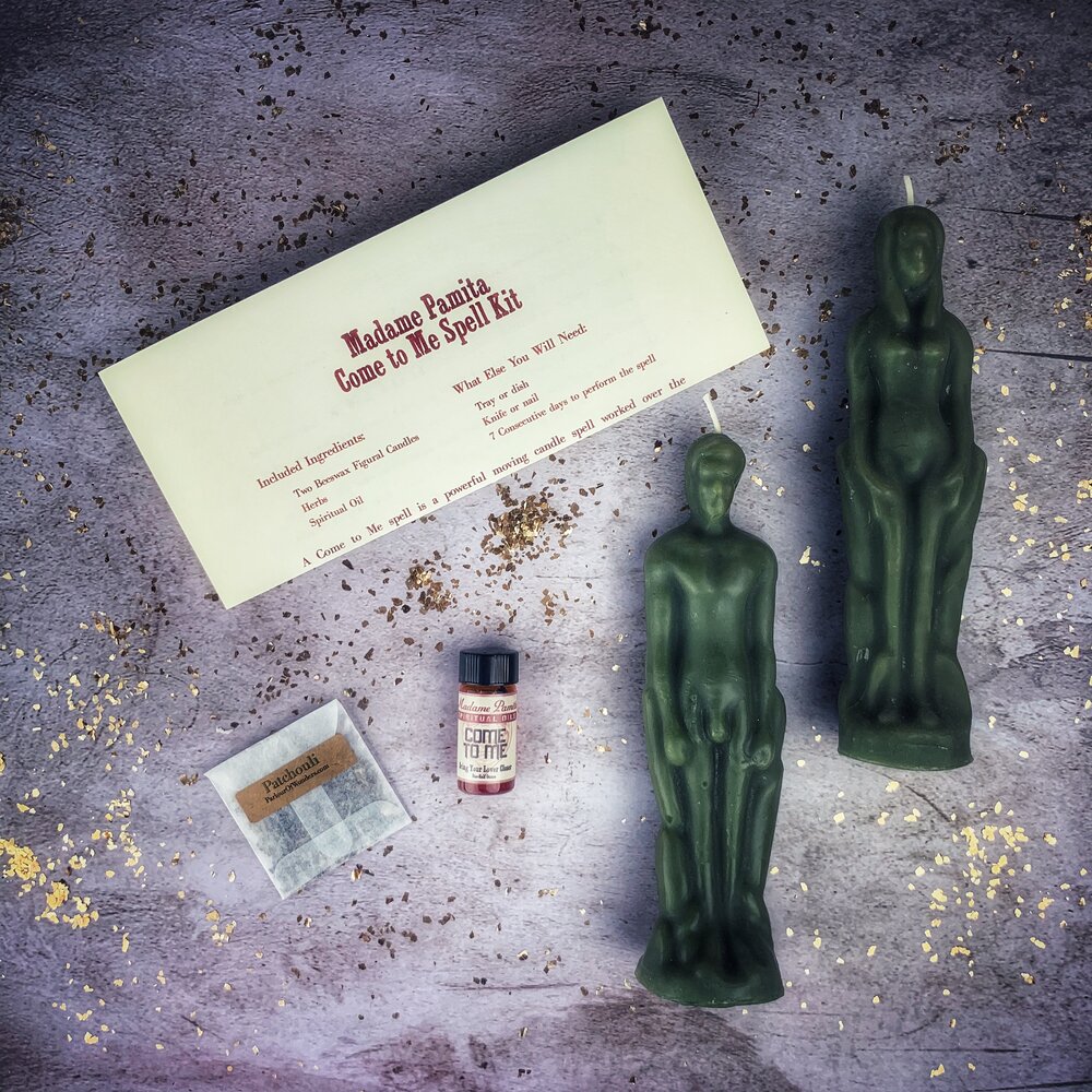 Come to Me Candle Spell Kit Male/Female - Attract Love & Passion | Candle Spell Kit | Wiccan Center