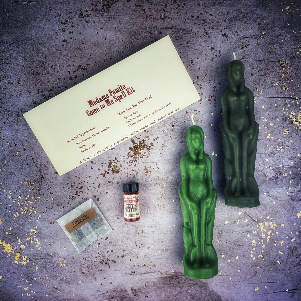 Come to Me Candle Spell Kit Female/Female - Attract Love & Passion | Candle Spell Kit | Wiccan Center
