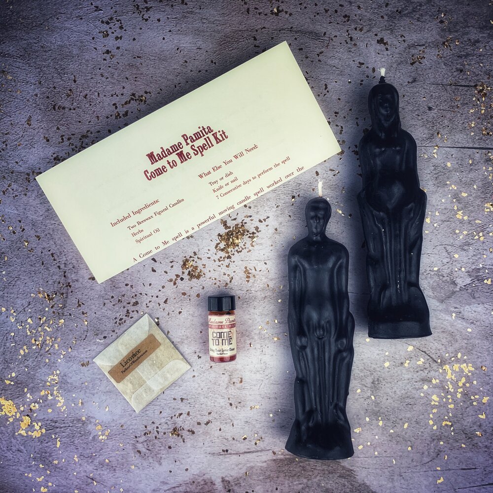 Come to Me Candle Spell Kit Male/Female - Attract Love & Passion | Candle Spell Kit | Wiccan Center