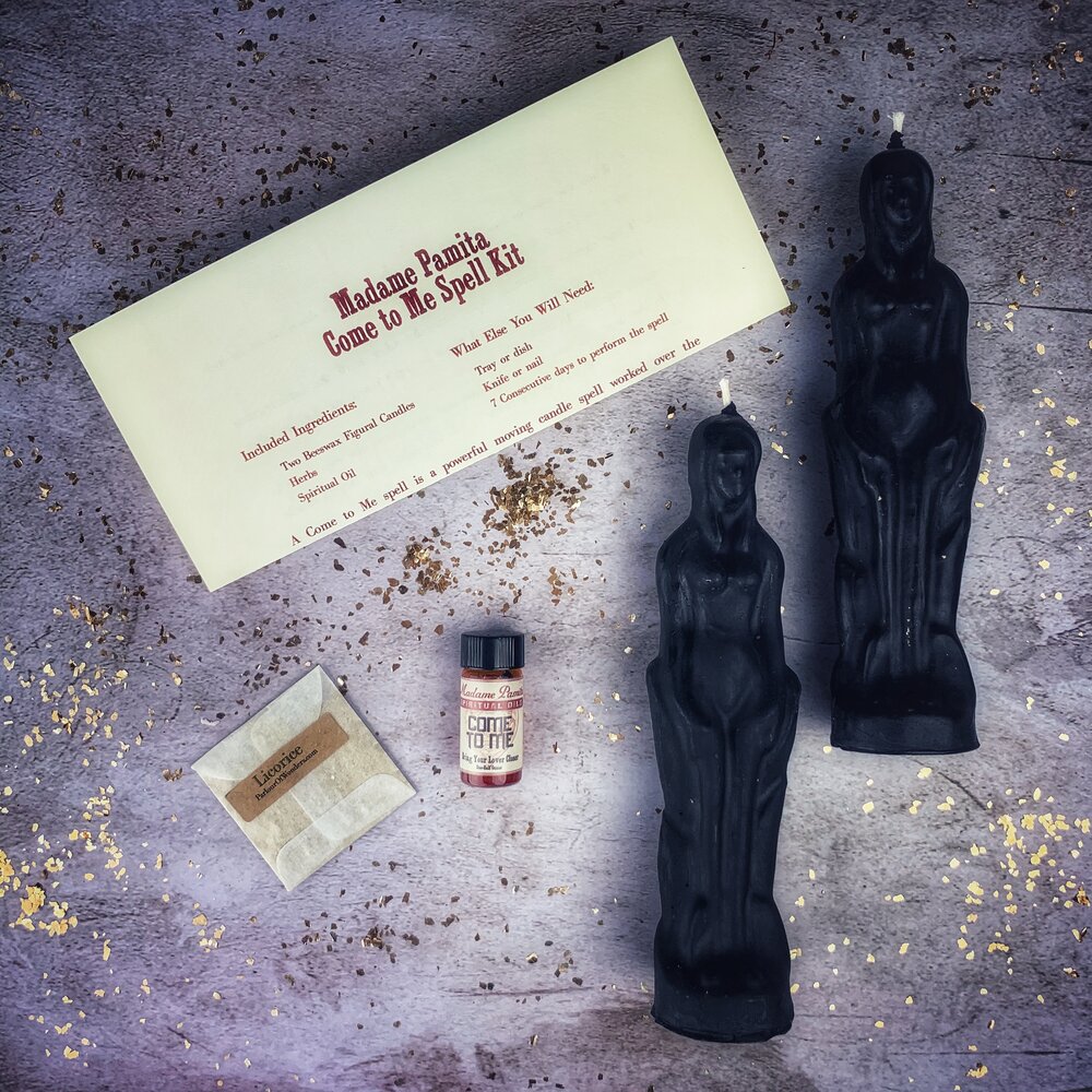 Come to Me Candle Spell Kit Female/Female - Attract Love & Passion | Candle Spell Kit | Wiccan Center