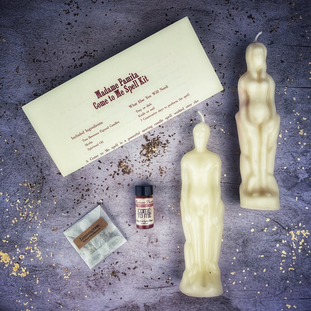 Come to Me Candle Spell Kit Male/Female - Attract Love & Passion | Candle Spell Kit | Wiccan Center