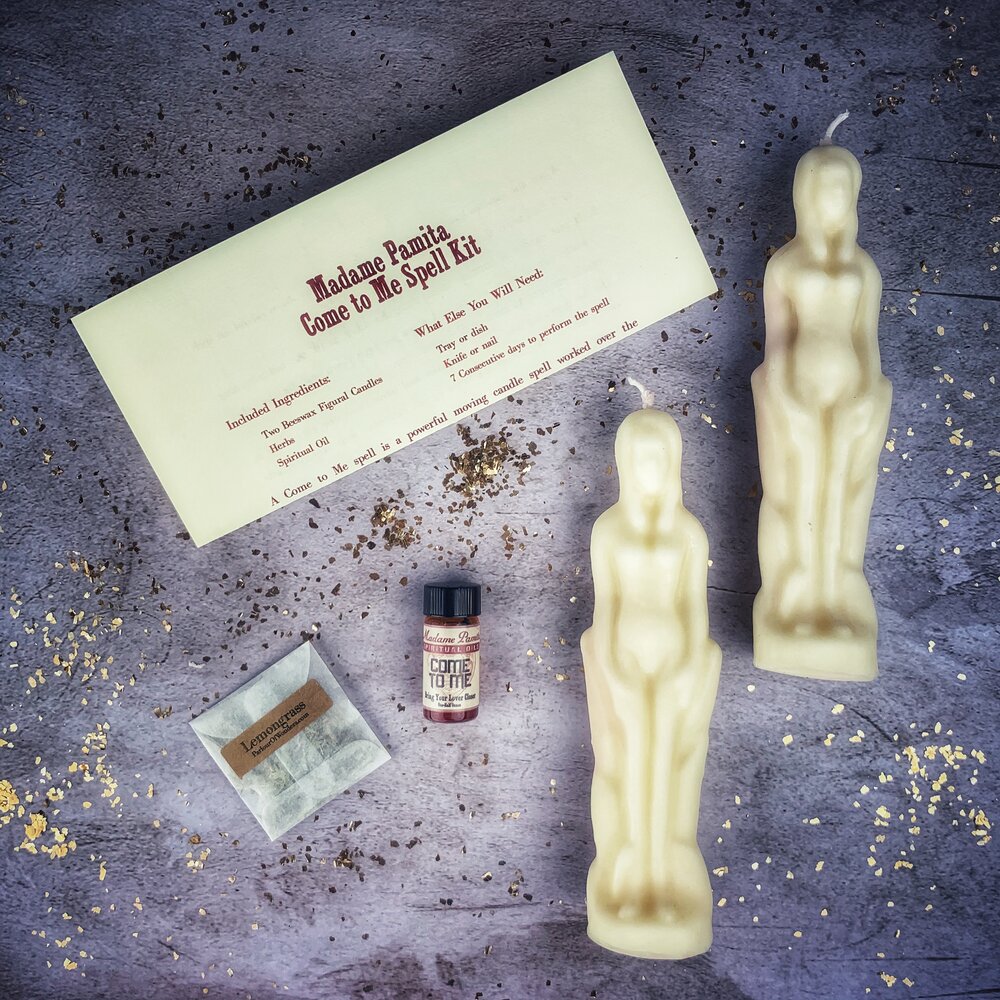 Come to Me Candle Spell Kit Female/Female - Attract Love & Passion | Candle Spell Kit | Wiccan Center